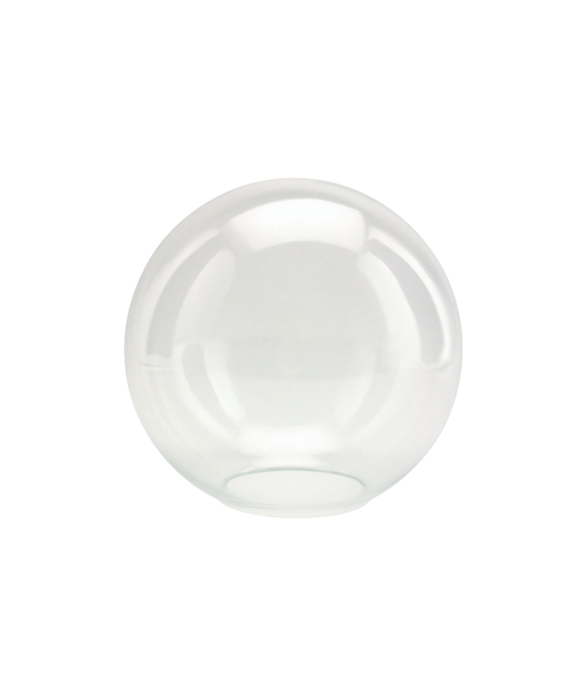 Elevate Your Lighting 200mm Clear Globe (Clear or Frosted) with 80mm